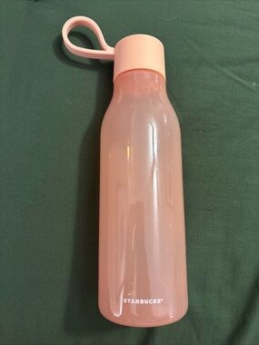 NEW Starbucks Water Bottle Summer 2019 Pink Venti 24oz BPA Free Plastic w Lid